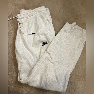 White heather NIKE sweatpants